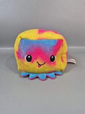 Eve the Octopus Moosh Moosh 5" Square Reversible Plush Stuffed Toy No Tags